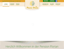 Tablet Screenshot of pensionflorian.it